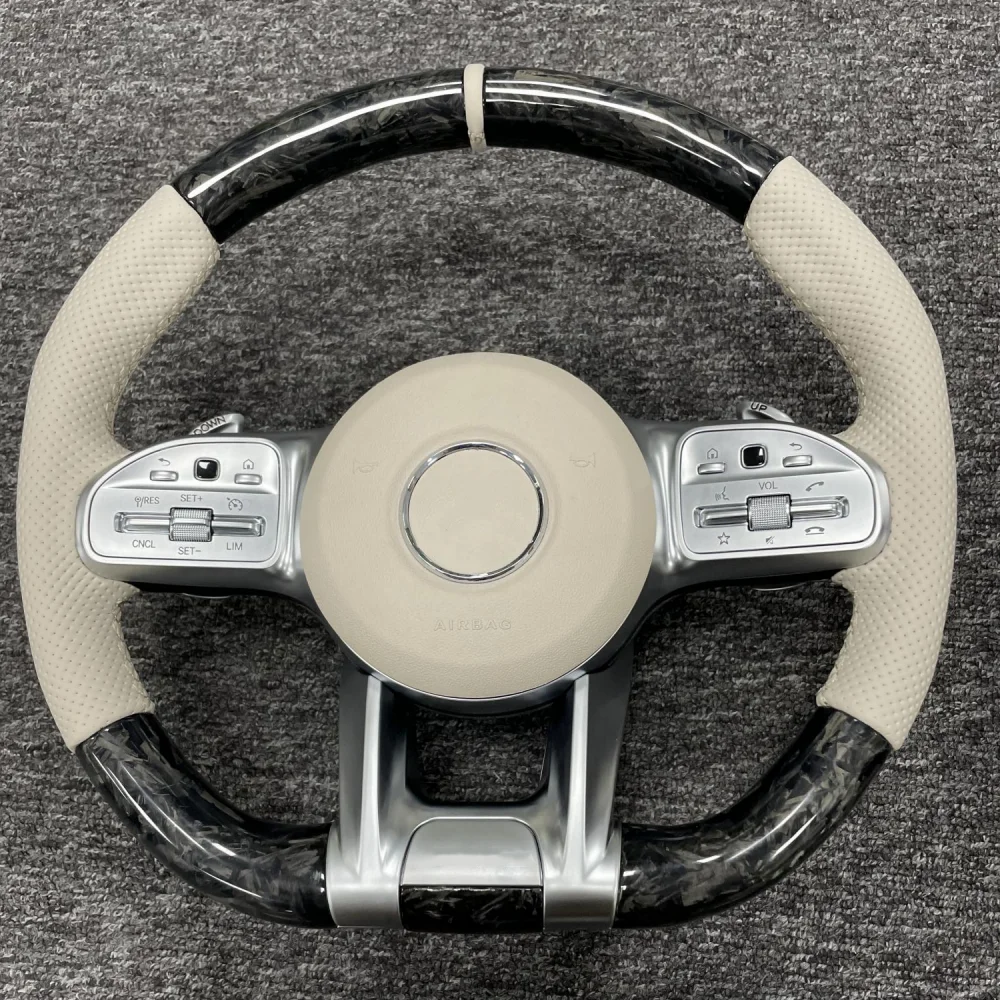 For Mercedes-Benz AMG A-Class B-Class C-Class E-Class S-Class 05-22 Full Series Customized Carbon Fiber Steering Wheel Assembly