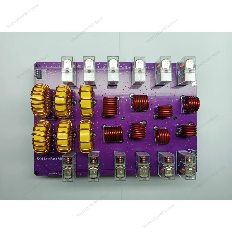 For HF Low Pass Filter 10-band High Power Low Pass Low Pass Shortwave Filter, Single Sideband Radio Filter