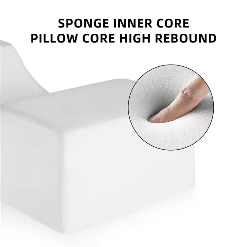 A25I-U-Shaped Memory Foam Pillow For Home Eyelash Transplantation Beauty Make-Up Ergonomic Curve Neck Design False Eyelashes