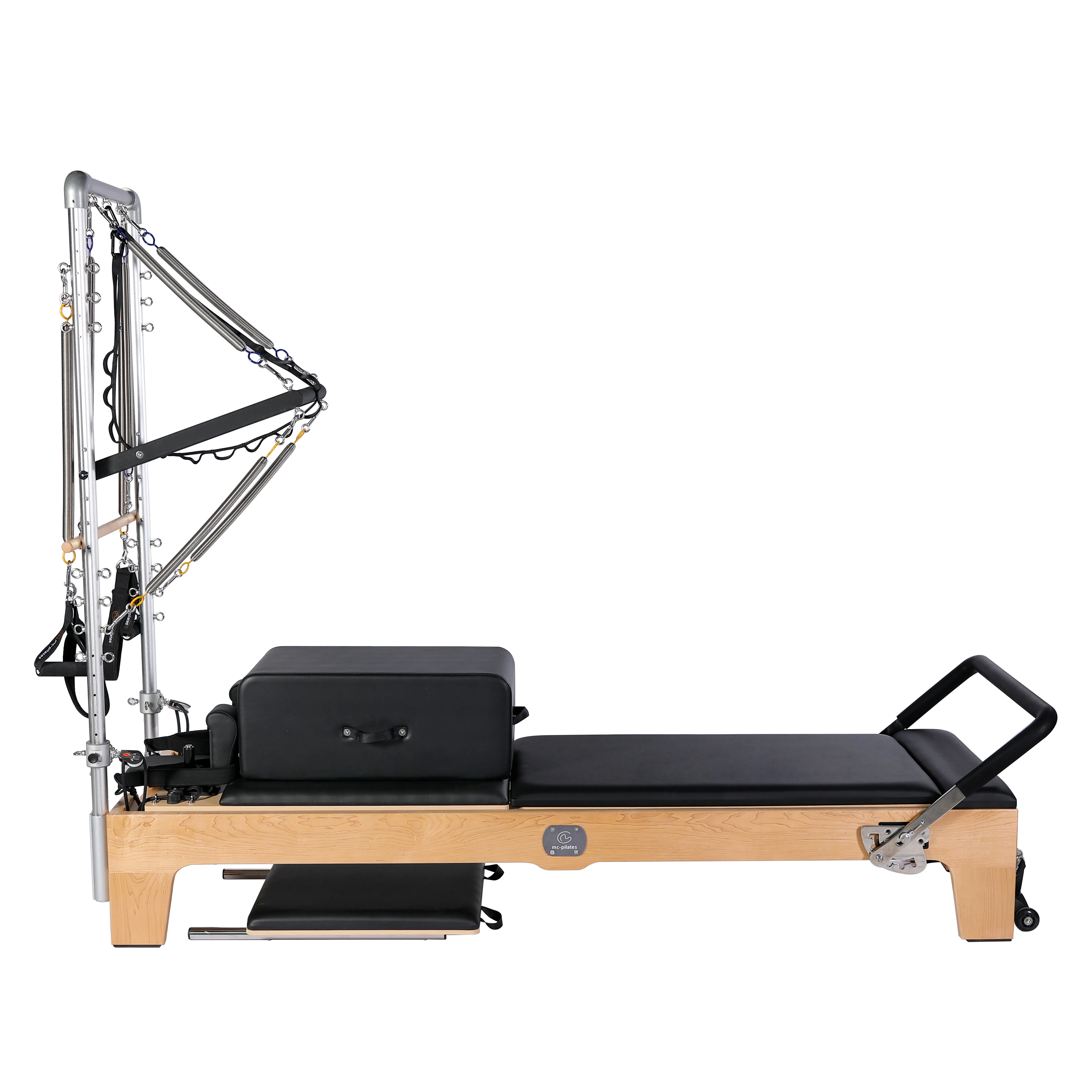 YTYIN Yoga Bed Body Balance Reformers Pilates Half Tower White Maple Wood Pilates Reformer Machine