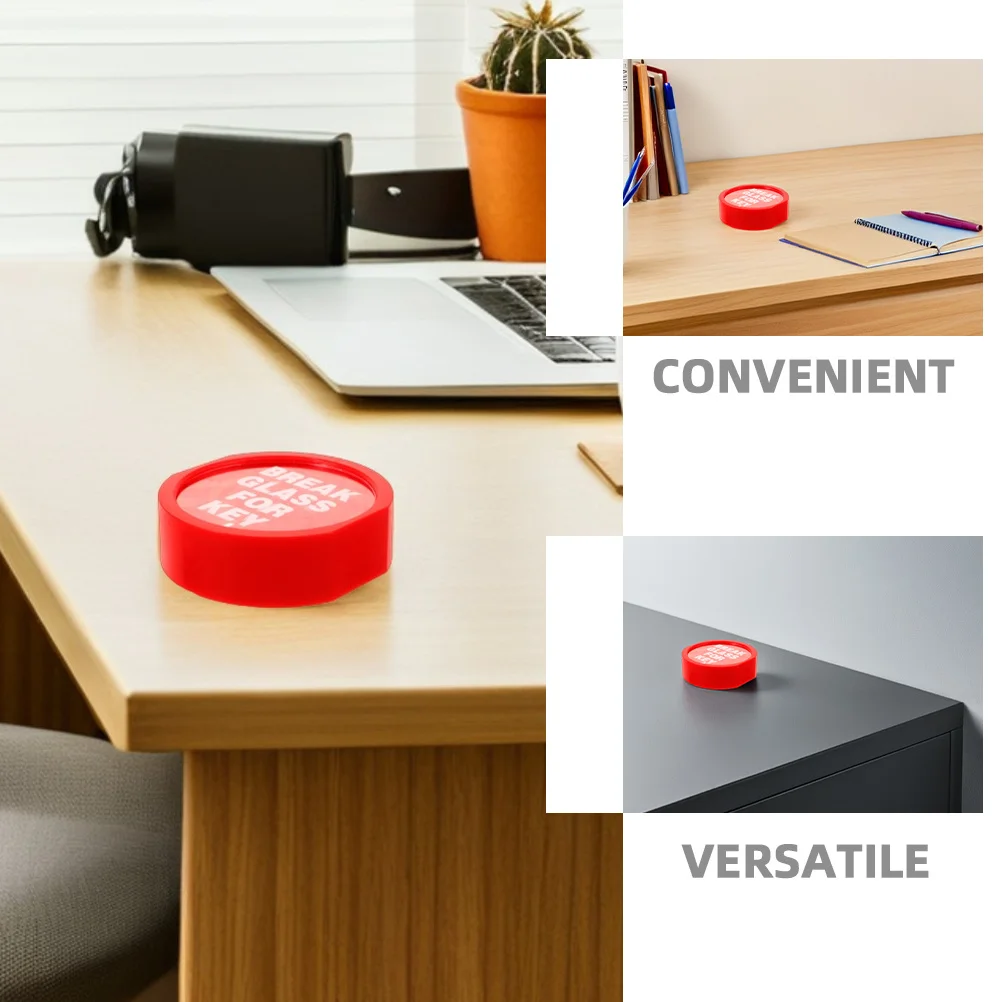 2Pcs Emergency Door Lock Box Wall Mounted Fireproof Key Safe Lockbox for Home Office School Secure Combination Lock