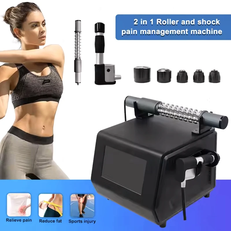 

Portable 2 In 1 Treatment Machine 360 Degree Rotating Inner Ball Roller System Lymphatic Drainage Body Shaping Beauty Special
