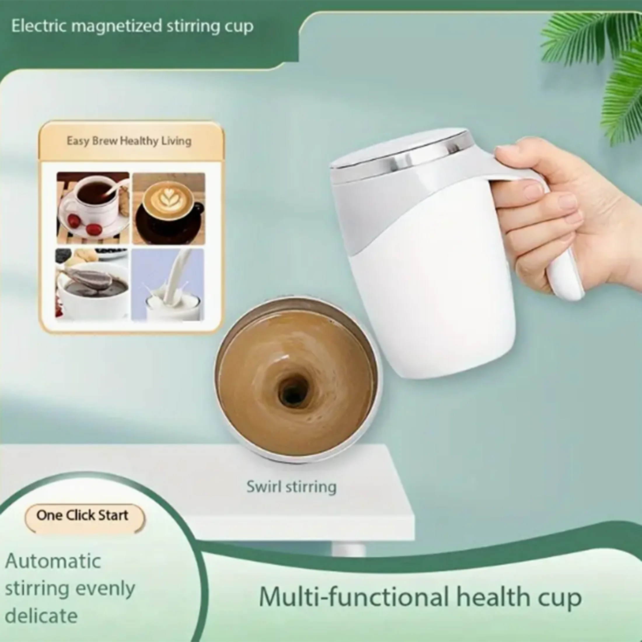 كوب قهوة للخلط الأوتوماتيكي، كوب قهوة أوتوماتيكي، كوب قهوة مغناطيسي جديد ذاتي الخلط، يستخدم لصنع القهوة، #1