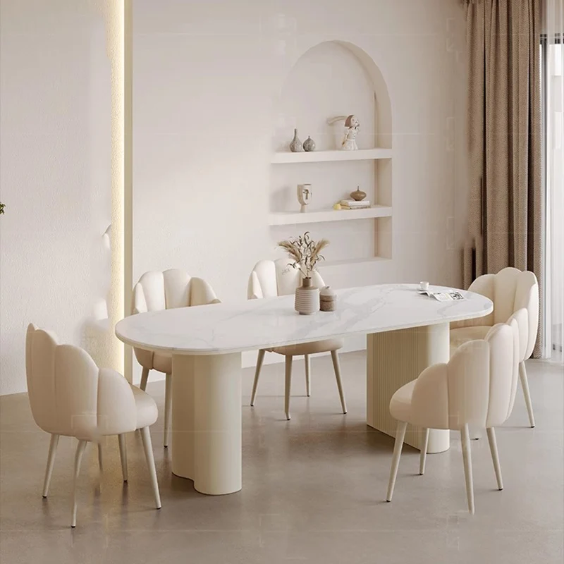 Chairs Kitchen Dining Table Kawaii Unique White Nordic Conference Dining Tables Living Room Modern Mesas De Comedor Furniture