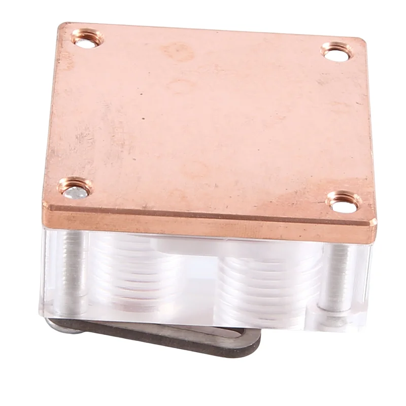 

Exquisite-1Set Diagonal Hole CPU Water Cooling Block Cooler Acrylic Transparent Block Fit For Computer CPU Block