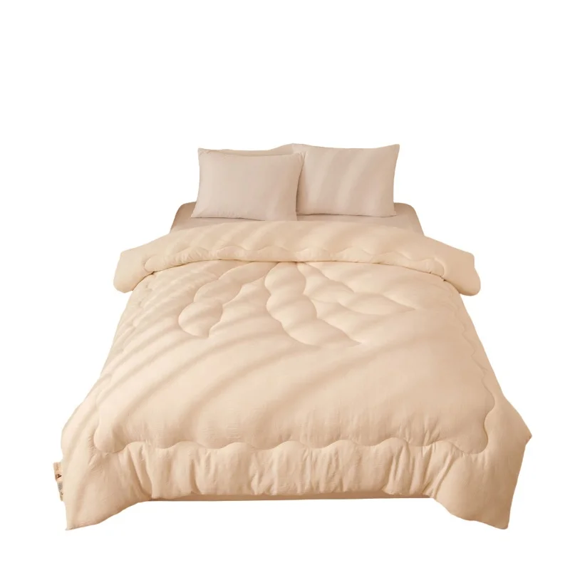 Household Thick Cotton Comforter 85 Percent Soybean Filling Hypoallergenic Warm Winter Quilt Spring Autumn Bedroom Duvet Edredon