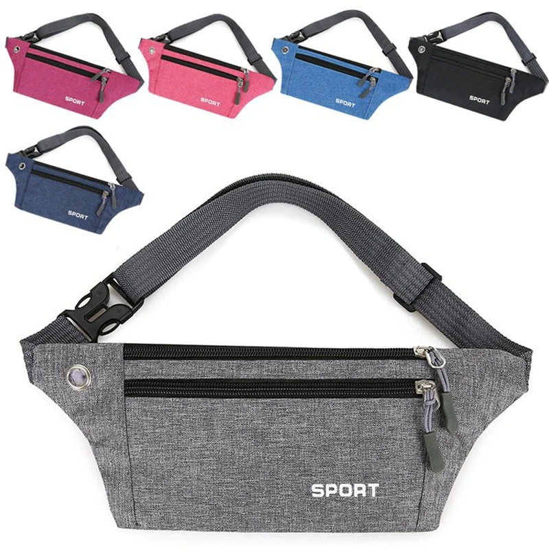 Oxford Cloth Fit Waistpack Mobile Waistpack Men's Sports Outdoor Leisure Running Anti Theft Ultra Thin Invisible