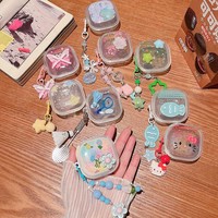 Star Fish Flower Transparent Earphone Case For Redmi Buds 5 6s 6 Pro 7s Soft TPU Cover For Xiaomi Air 3 4 SE with Keychain