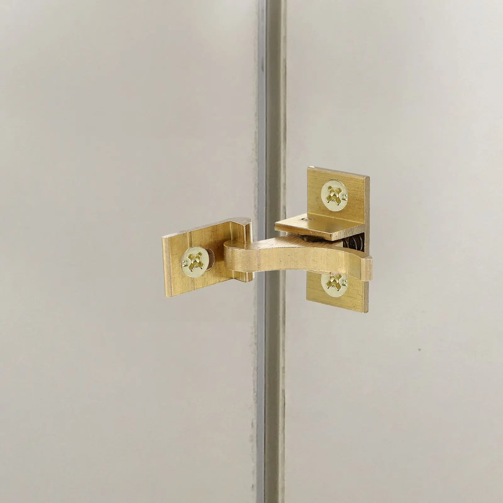 2pcs Heavy Duty Brass Elbow Latches Locks for Doors Windows Cabinets Furniture Sturdy Practical Pure Copper Material
