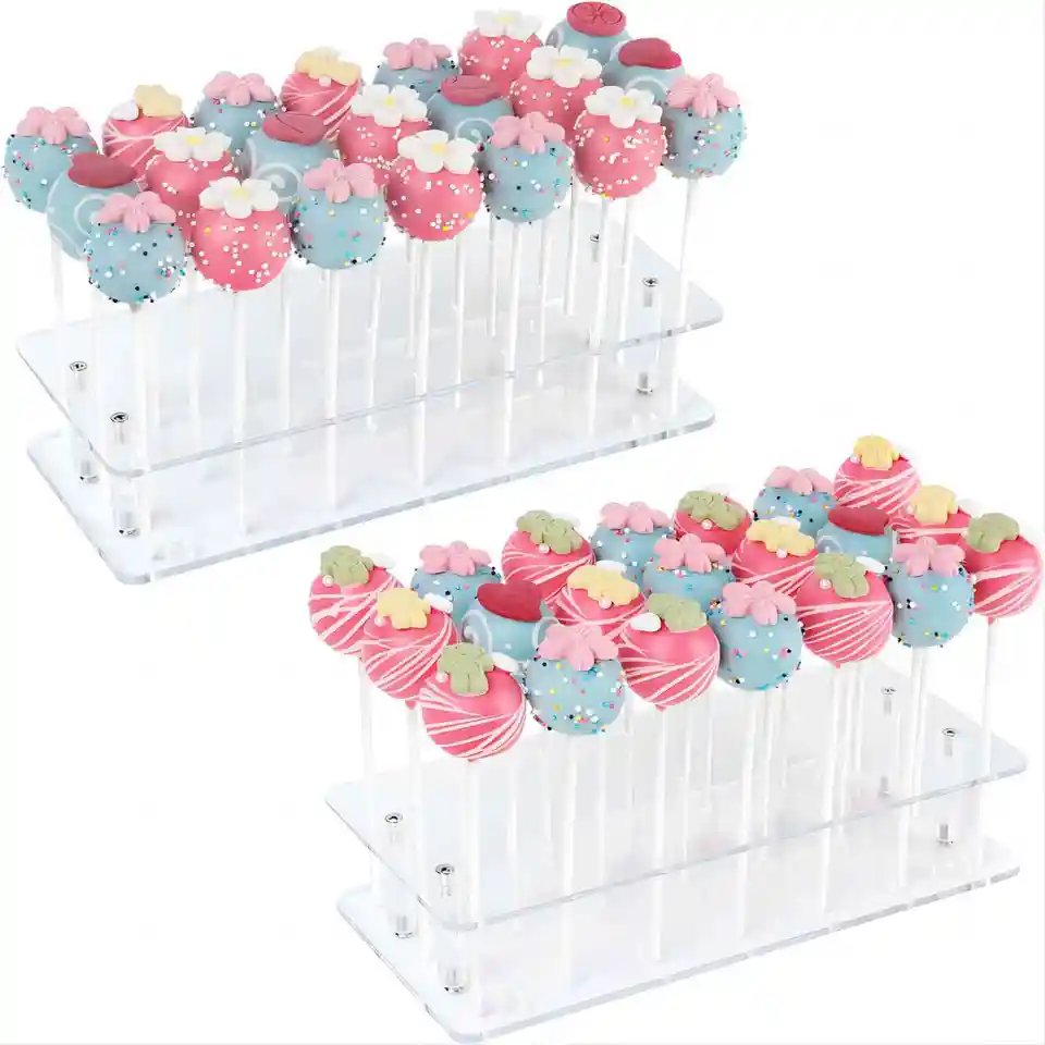 Cake Pop Halter & Ständer – Cake Pop Holder mit Löchern für Cake Pops, Lollis & Desserts – Candy Bar Zubehör für Hochzeit, Geburtstag, Party & Events | Import Cake Pop Halter & Ständer – Cake Pop Holder mit Löchern für Cake Pops, Lollis & Desserts – Candy Bar Zubehör für Hochzeit, Geburtstag, Party & Events | Import