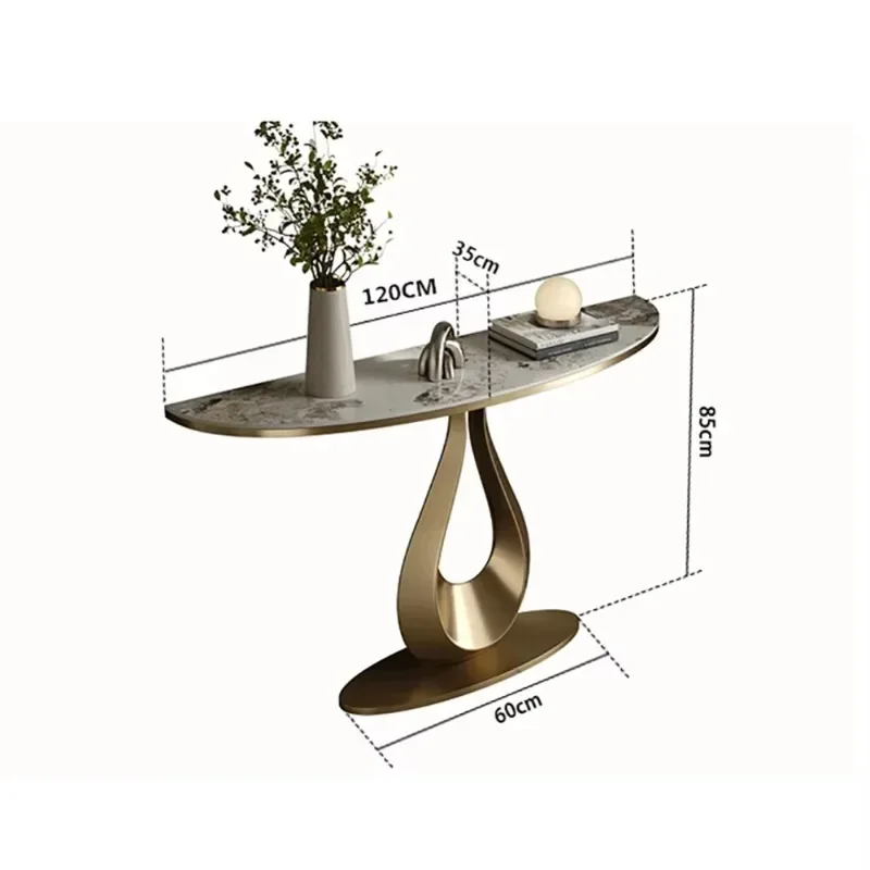 Chic Indoor Entrance Display Cabinet Shelf Console Table Hallway Decor Frame For Indoor Public Space Bedroom Furniture