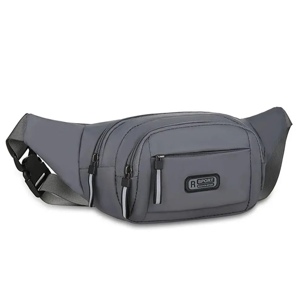 

Nylon Men Waist Bag Waterproof Anti-theft Sports Mobile Phone Bag Large-capacity Outdoor Travel Business Cashier Wallet