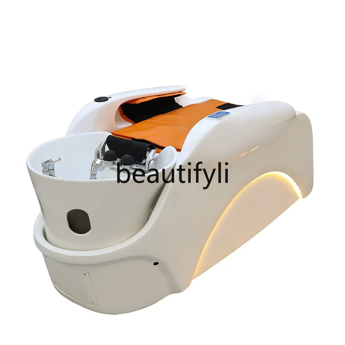 

High-end massage shampoo bed, barber shop hairdressing special body heating massage bed, water circulation fumigation