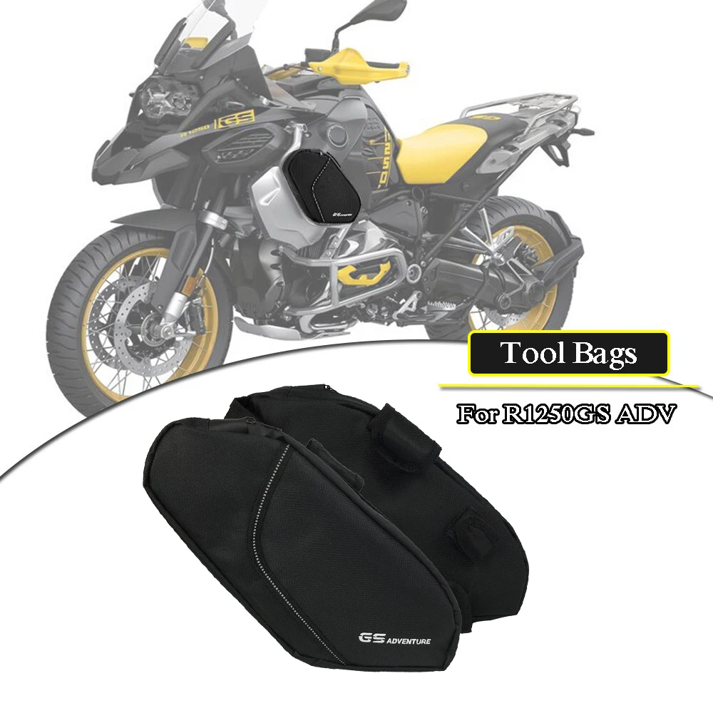 for BMW R1250GS R1250 GS ADV Adventure Motorcycle Accessories Frame Crash Bars ToolBag Bumper Tool Placement Travel Bags