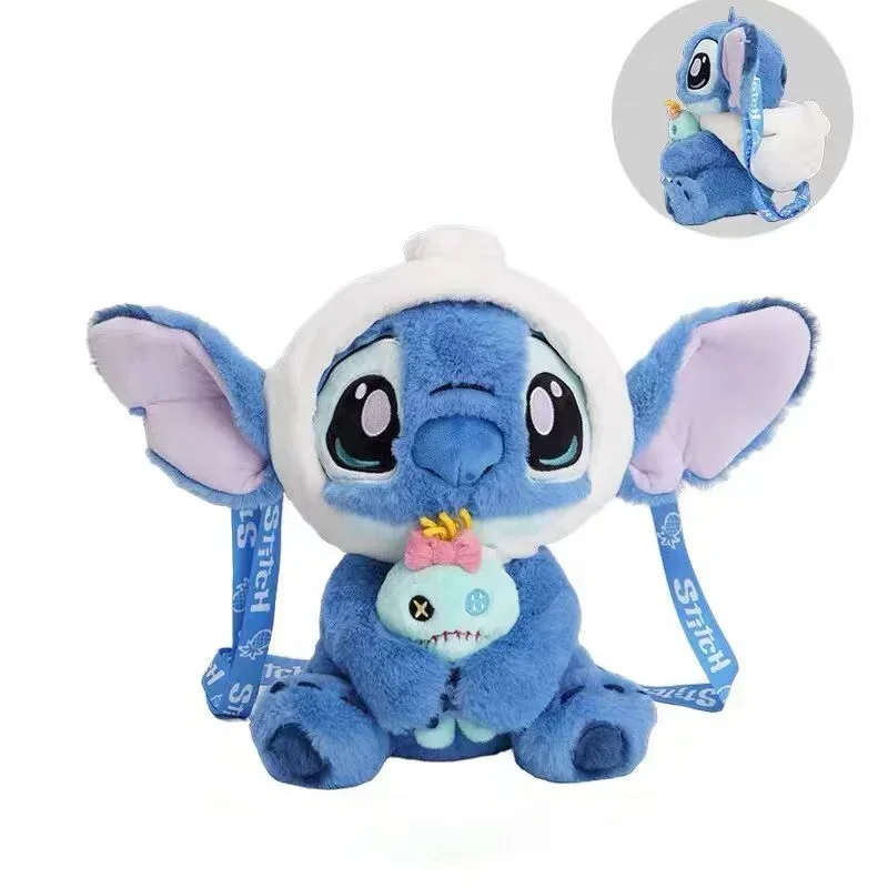 Disney Aoger Lilo & Stitch Stuffed Plush Doll Edition Stitch Rose Doll Creative Kawaii Pillow Toy Birthday Gift for Girl