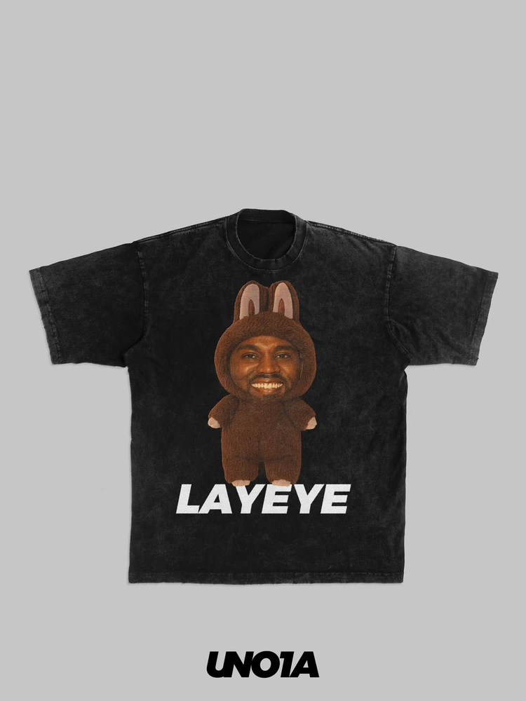 

Kanye's 2025 Washed and Aged T-shirt Is A High-quality Luxury Brand with A Popular and Trendy Style on Instagram 2K