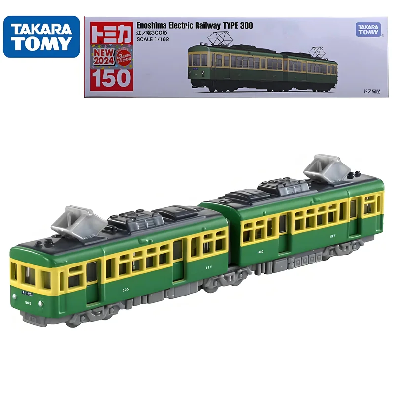 

TAKARA TOMY Tomica 1/162 NO.150 Enoshima Electric Railway TYPE 300 Alloy Diecast Cars Model Toys for Children Boys