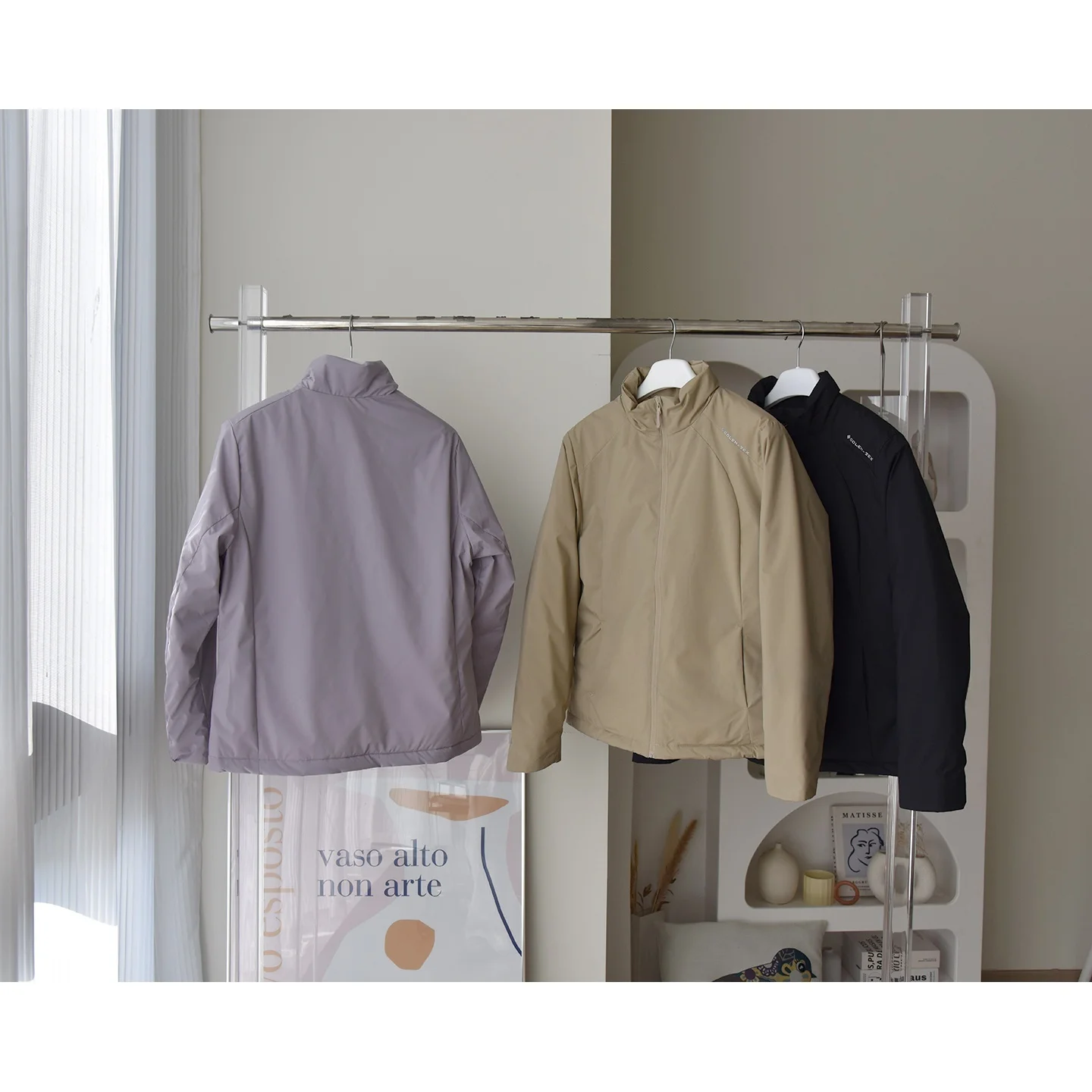 Entiale invernale Bla Tech Wool Air Fce Jaet Zero Prure Wool Air Fce Pendolarismo Versatile Top Coat Capispalla da donna