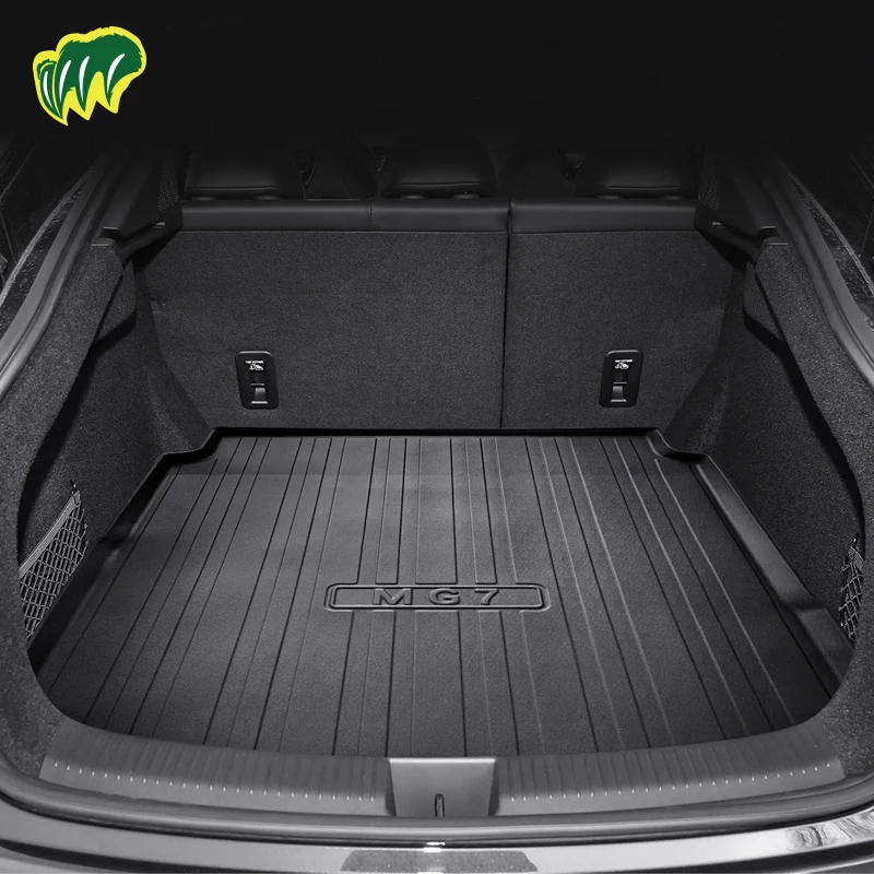 For Morris Garages MG MG7 2023 TPE Custom Fit Car Trunk Mat All Season Black Cargo Mat 3D Shaped Laser Measured Trunk Liners