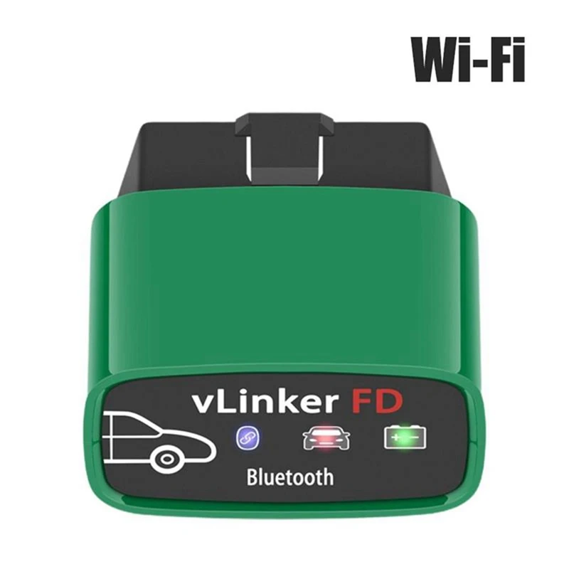 

ELM327/ELM329 VGATEVLINKER FD+OBD2 V2.2 WIFI/Bluetooth Dual Mode 4.0 Android/Forapple Diagnostic Car Fault Detector