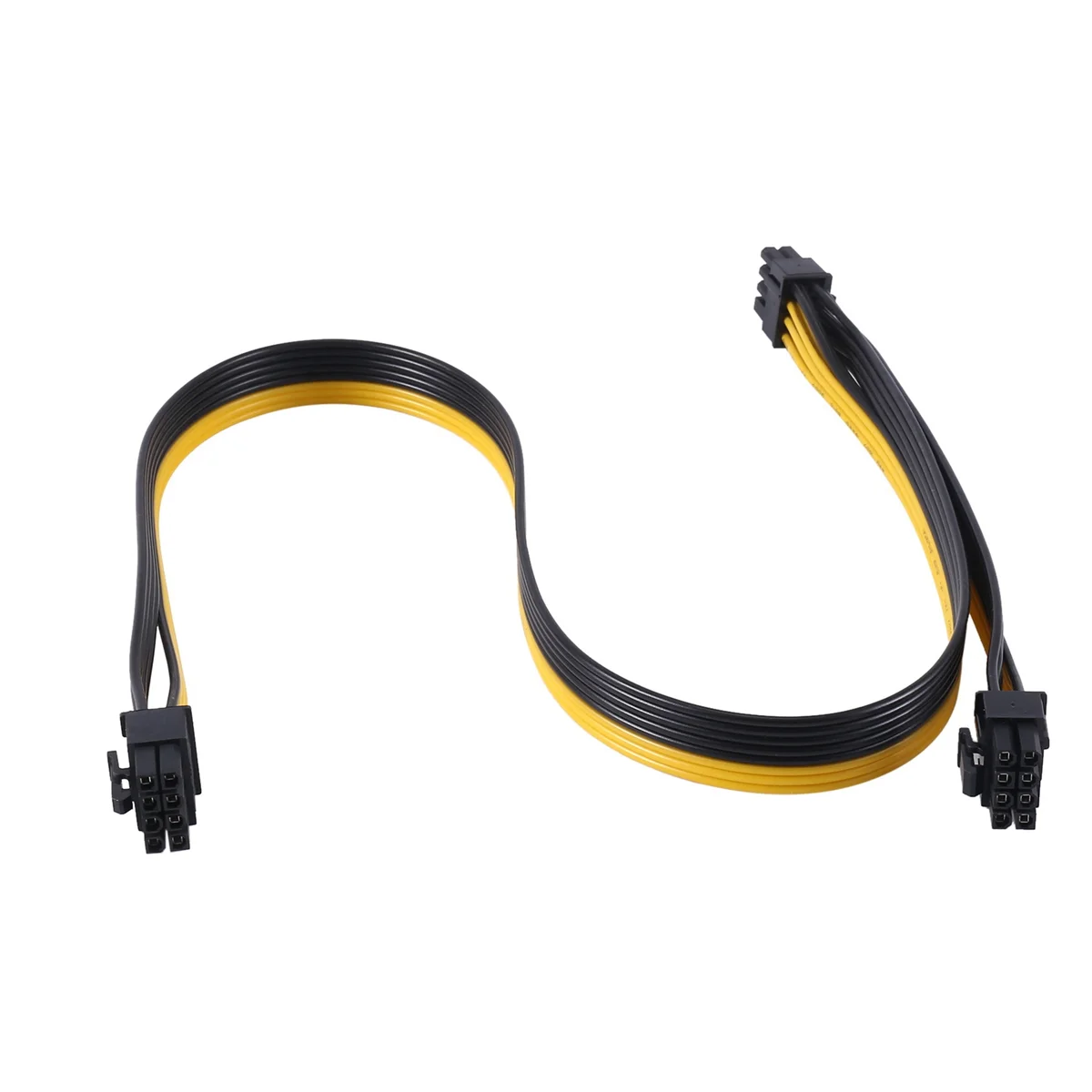 كبل طاقة سريع Pci-e 8 دبوس من الذكور إلى المزدوجة 8 دبوس (6 + 2) pci ، لمزود طاقة وحدات evga ، 60 + 20