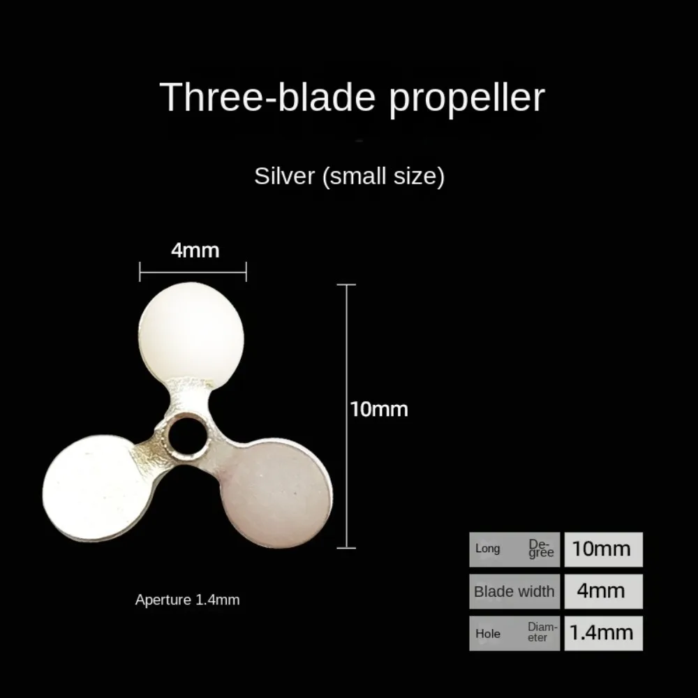 30pcs Spinnerbait Fly Propeller Spin Custom Plug Casting Fishing Lure Blades Topwater Stainless Steel Spinnerbait Prop Blade