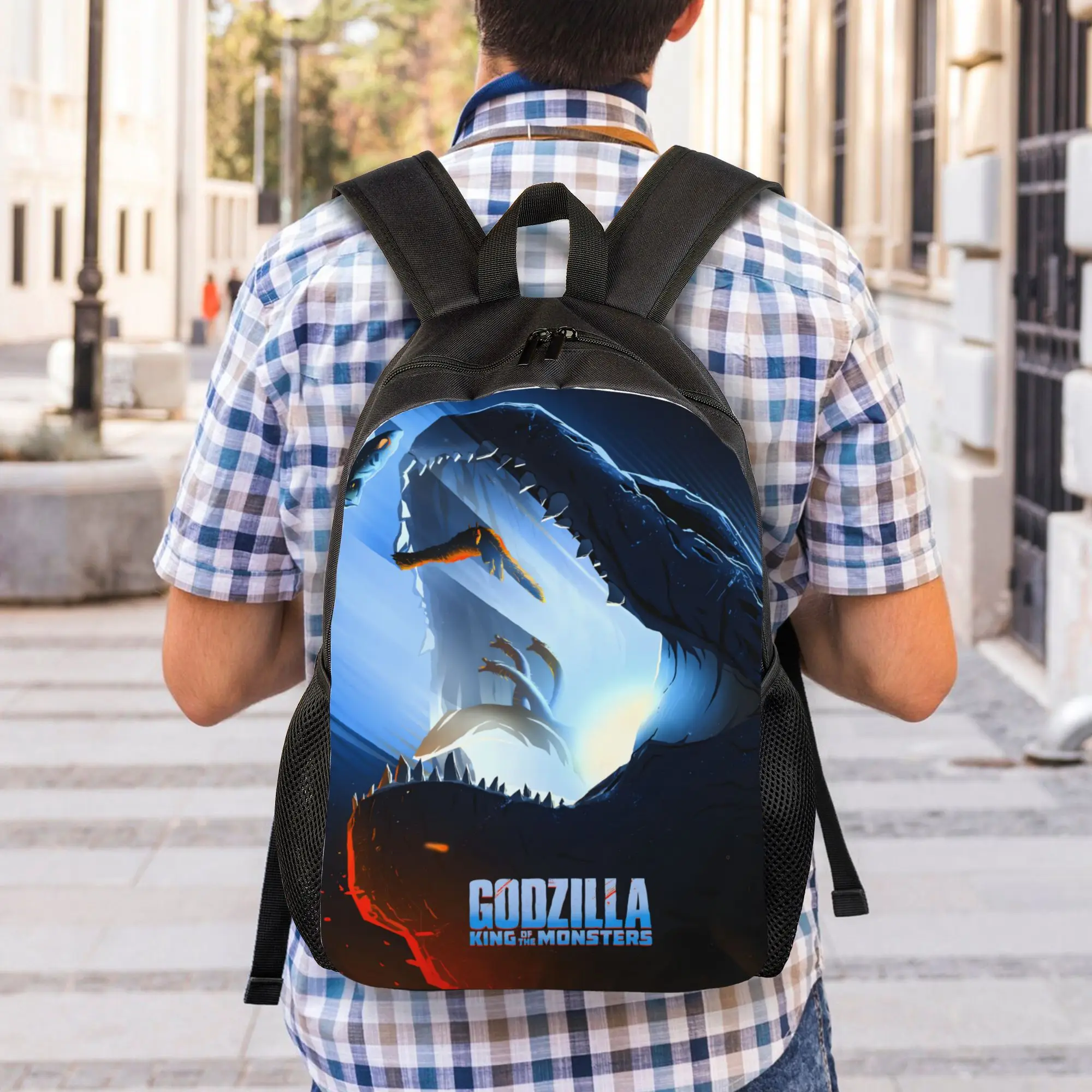 1Piece Godzilla Backpack Monster Mouth Backpack New Semester Begins view 5