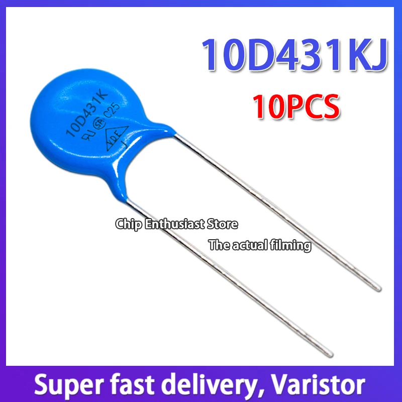 10pcs Varistors 112KD10 10D112K 1100V Diameter 10MM DIP-2 10%