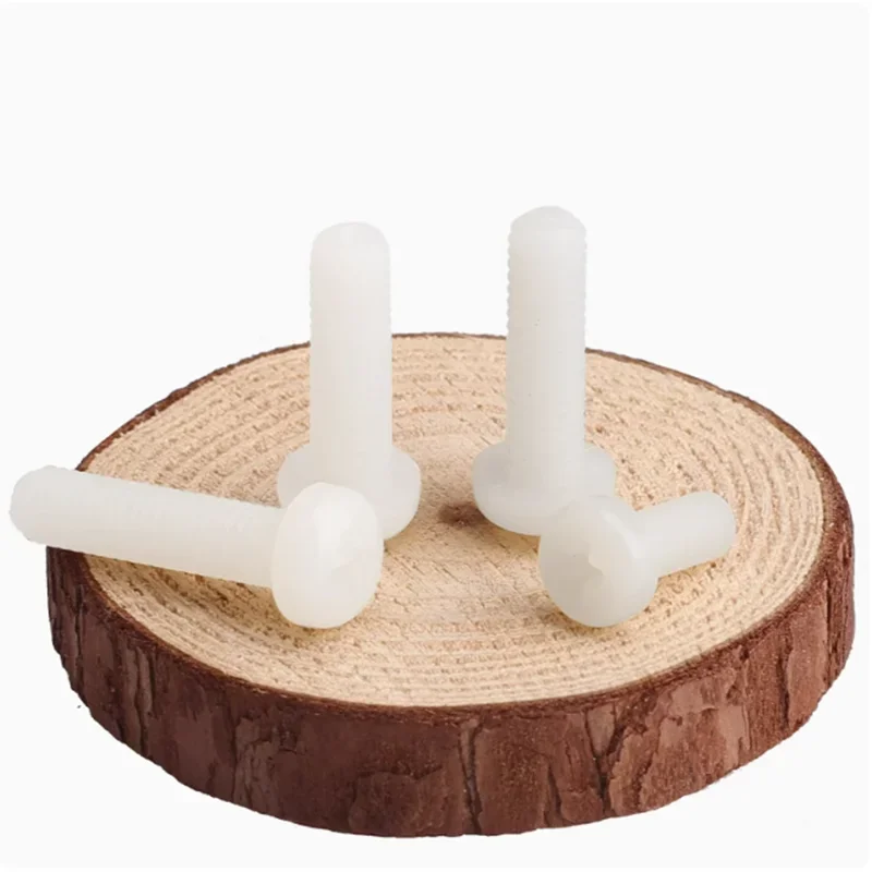 

Nylon Screw M2 M2.5 M3 M4 M5 M6 M8 White Nylon Plastic Phillips Pan Head Screws Cross Round Head Insulated Bolts