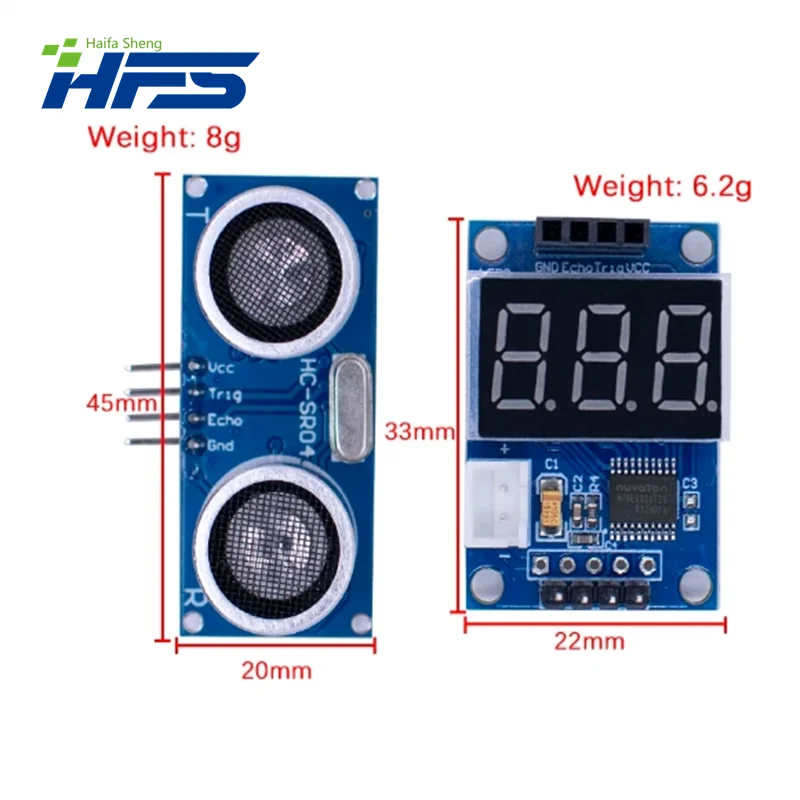 超音波波検出器、モジュール、距離センサー、HC-SR04 hcsr04から世界