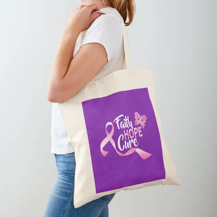 

Breast Cancer Awareness Tote Bag Portable shopping bag shopper bag woman shopper bags for women eco pack