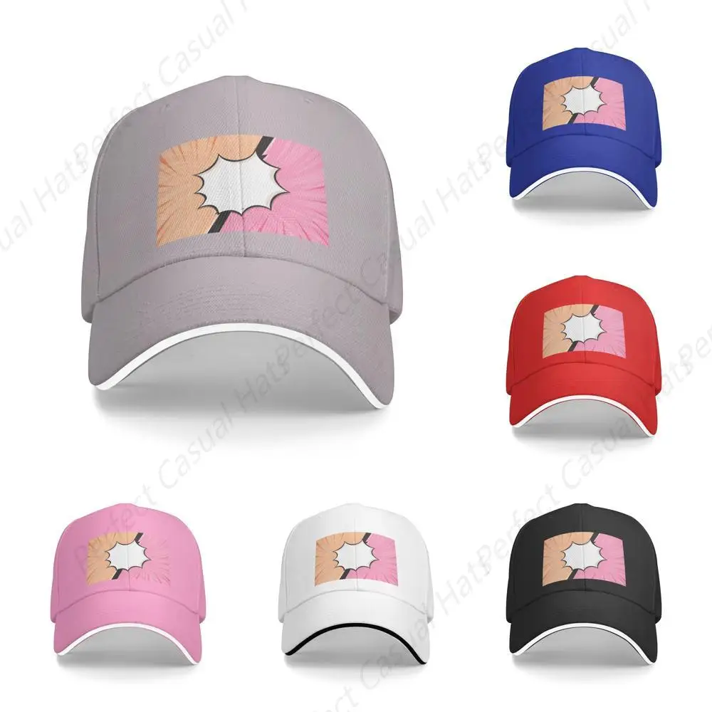 

High Quality Abstract Clouds Printing Sandwich Caps Peaked Caps Trucker Hat Men Women Outdoor Sport Travel Sun Visor