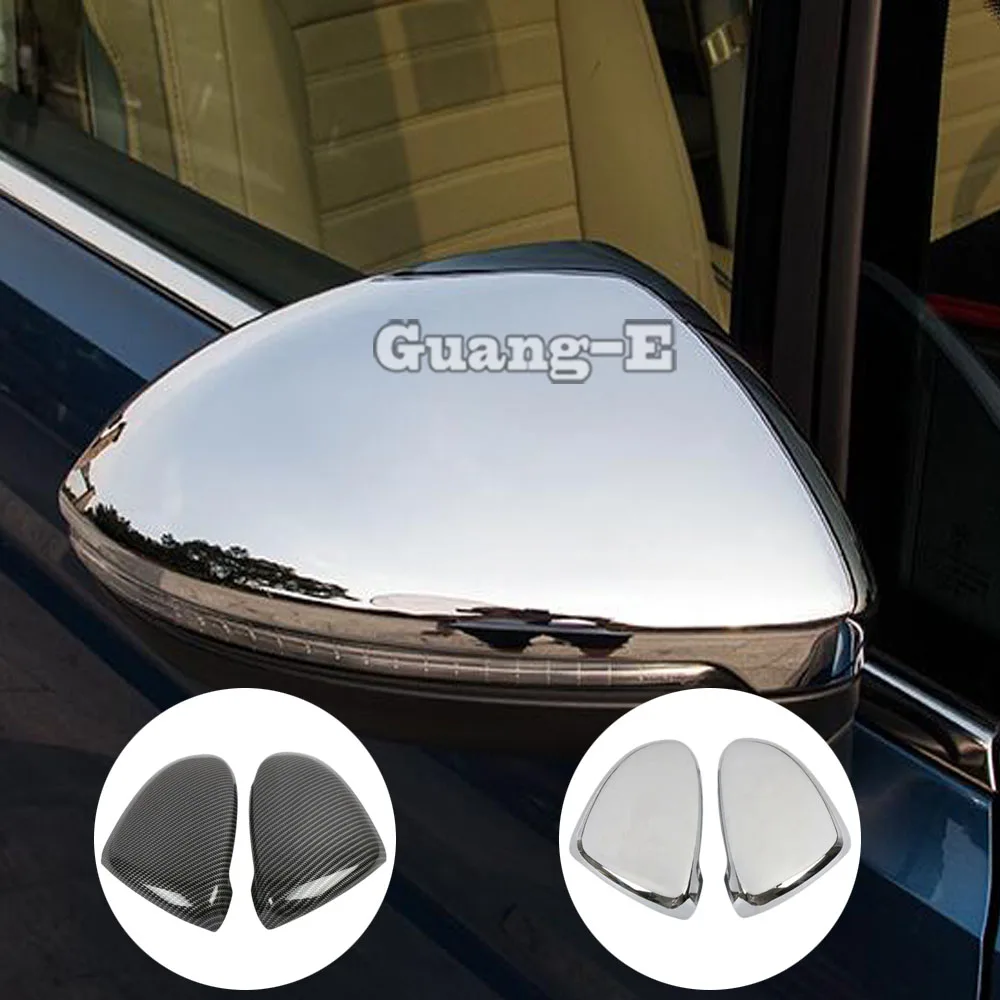 

For VW Volkswagen Touran L 2016 2017 2018 2019 2020 Car Body Stick Rear View Eyebrow Side Glass Mirror Cover Trim Frame Parts