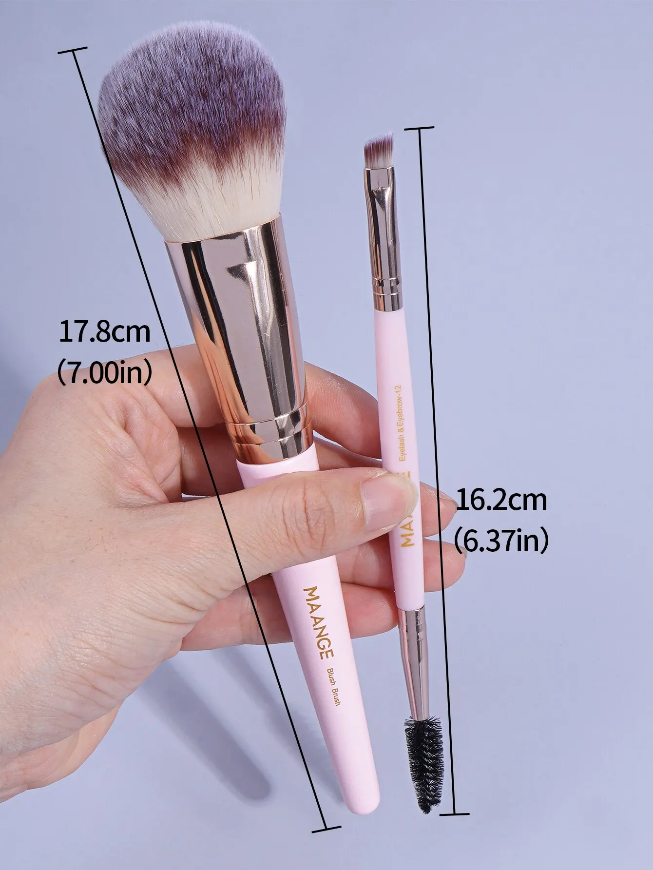 Maange 25 pezzi set di pennelli per trucco fondotinta professionale correttore cosmetico ombretto pennelli a setole morbide Dense per la bellezza delle donne