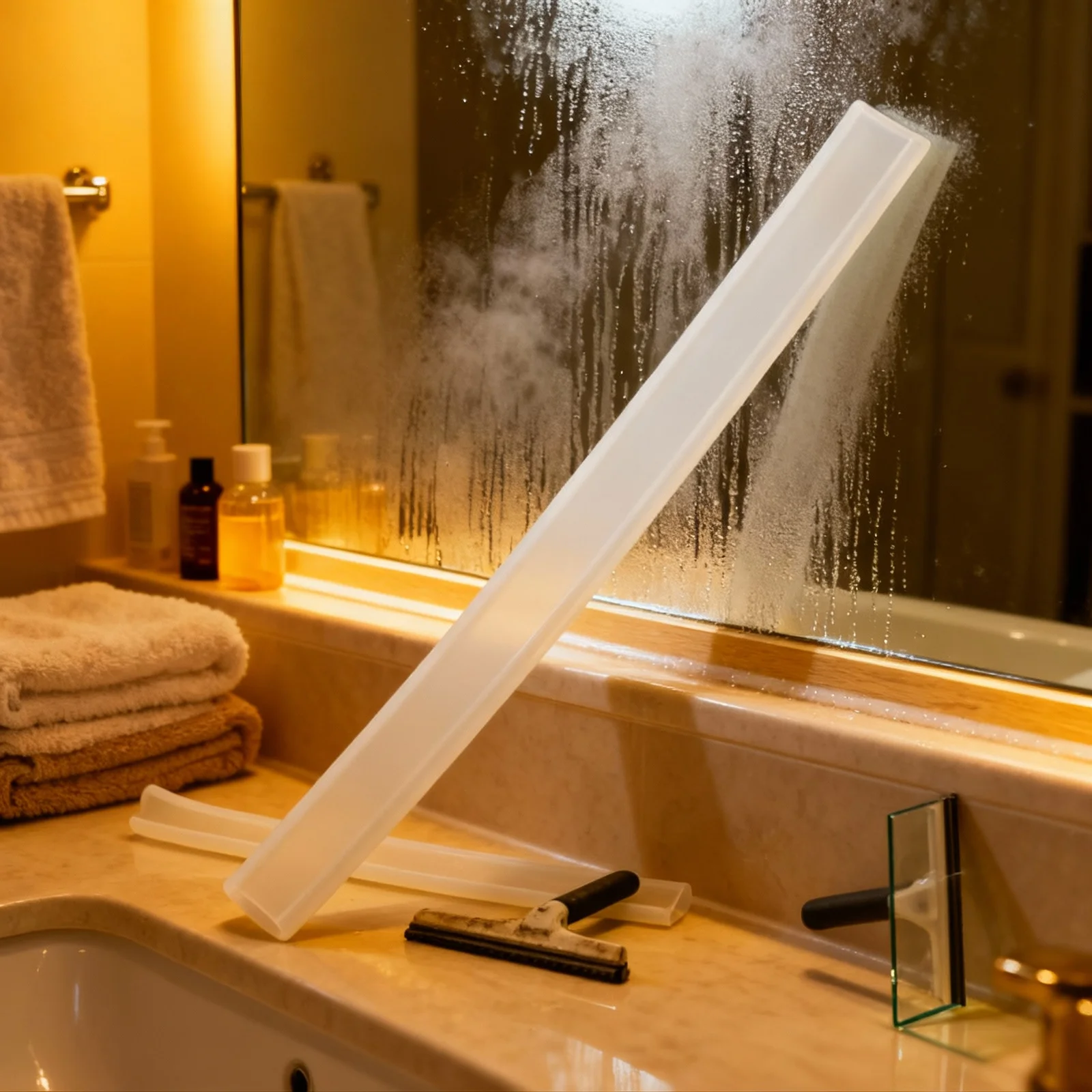 

1pcs Silicone Rubber Strip Replacement For Window Cleaning Flexible Refill Resistant Long Lasting Window Squeegee