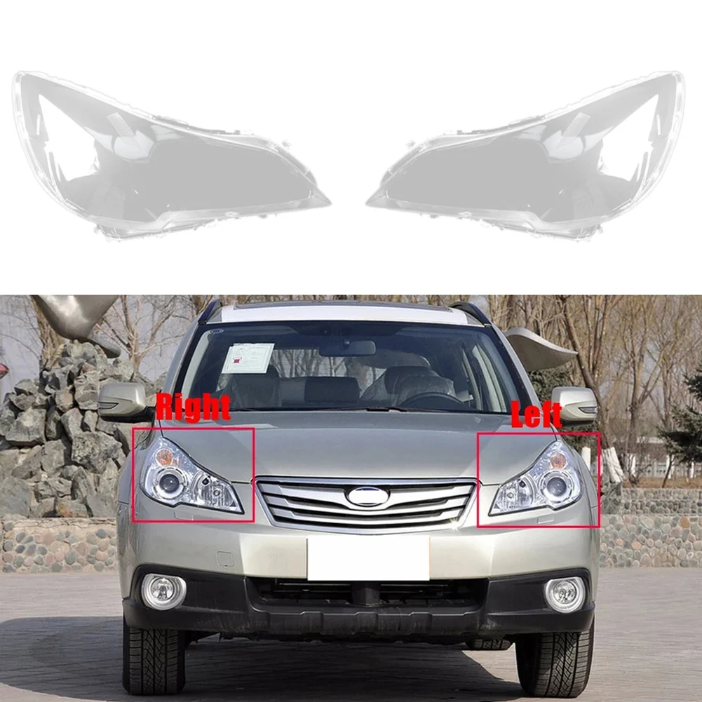 

Car Left Headlight Shell Lamp Shade Transparent Lens Cover Headlight Cover for Subaru Outback Legacy 2010-2014