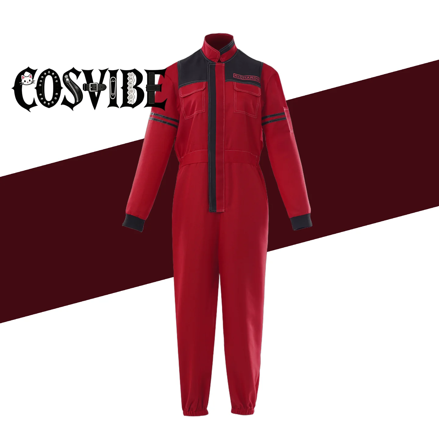 Vestido de Enfermera Vintage de los 80 con Rayas de Caramelo, Disfraz de Halloween para Mujer, Cosplay de Nancy Wheeler, Ropa Vintage