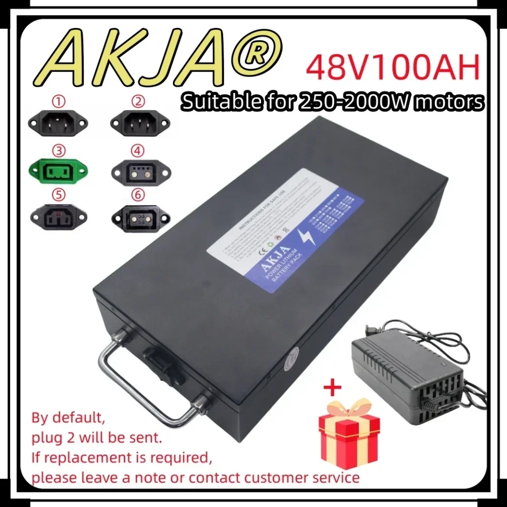 

Air fast transportation New Full Capacity Power 18650 Lithium Battery 48V 20ah-100ah Lithium Battery Pack Suitable for 250-2000W