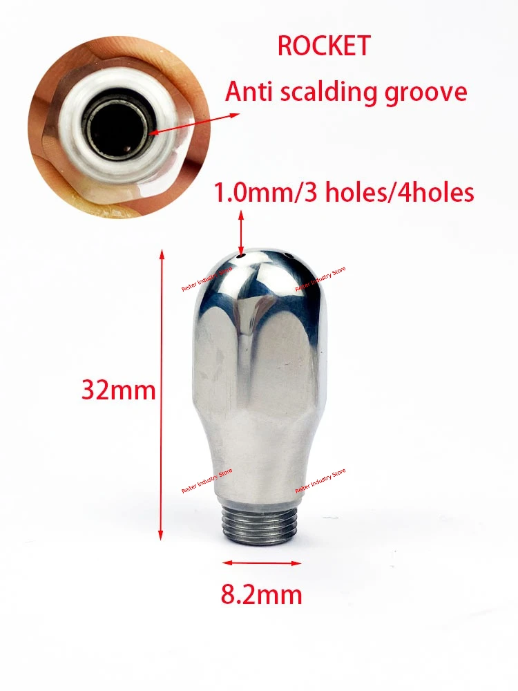 NEW ROCKET R58/APP/Boxer/V60/R9 semi-automatic coffee machine modified with steam nozzle nozzle nozzle 3/4 hole
