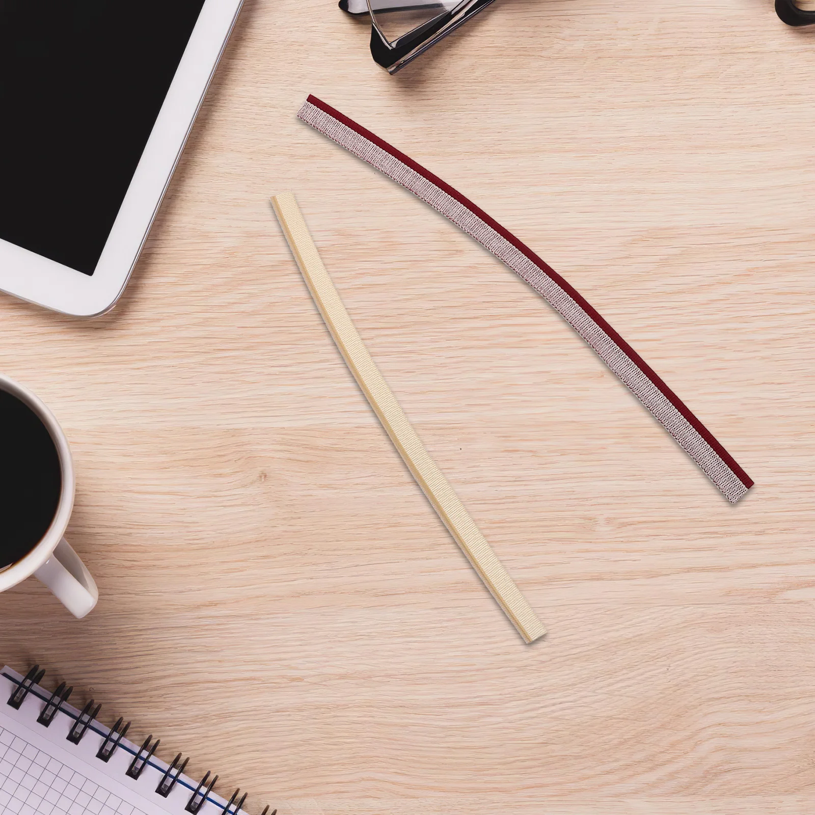 26Pcs Cotton Bookbinding Headbands 11.8 Inch Long Book Binding Endbands for DIY Repair Handmade Books Albums Craft Materials