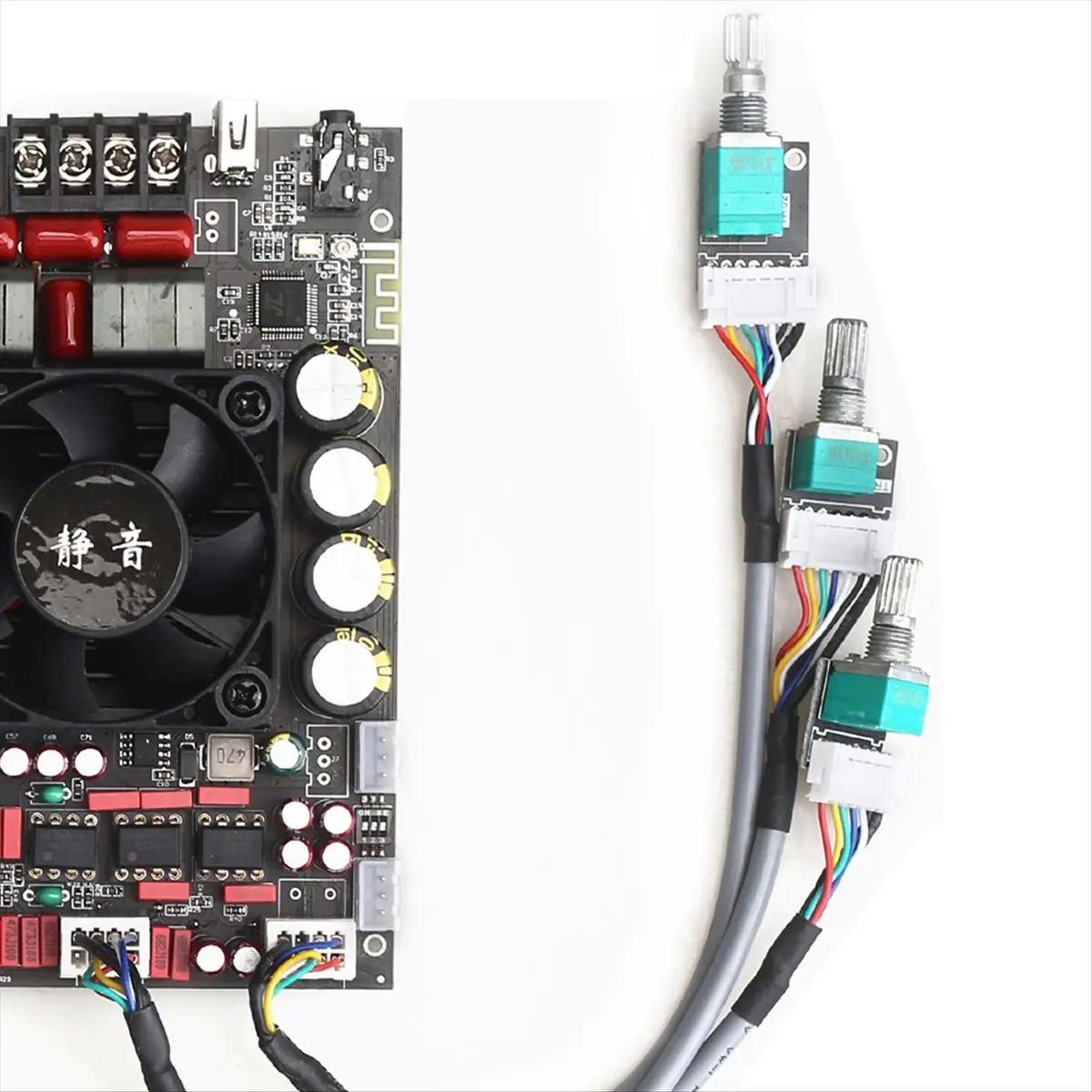 

{T30C Последние}НОВИНКА T220HS-W Bluetooth 5.2 Плата цифрового усилителя сабвуфера 2,0 канала 220 Вт + 220 Вт Широкое напряжение 12-36 В Стерео HIFI