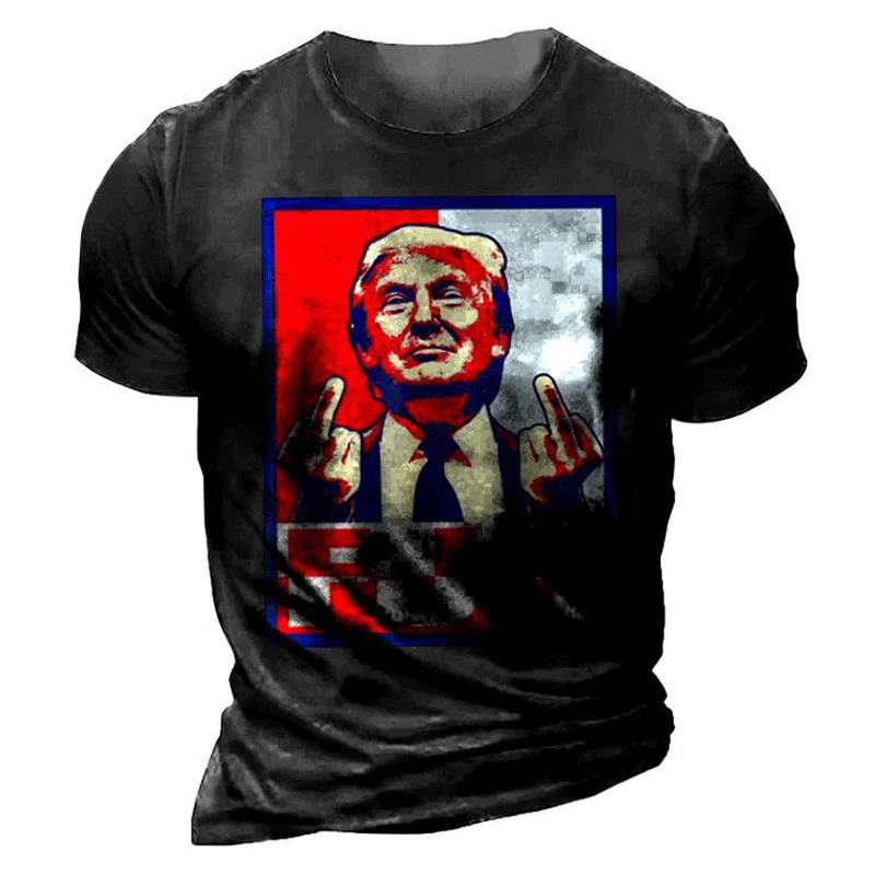 Harajuku Cool 3D Funny Anti Biden Find Joe Biden Fjb Printing T Shirt Happy Christmas Graphic T-shirts Streetwear Mens Clothing