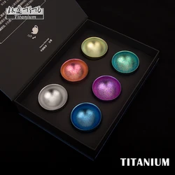 TiTo Set di posate in titanio stoviglie bacchette Set di stoviglie tazza da tè bere caffè tè bicchiere tazze con scatola come Set regalo
