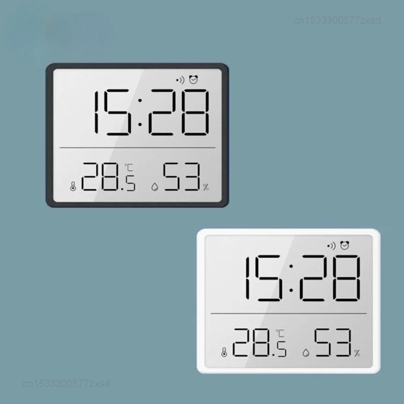 Picture 4:  Multifunction Thermometer Hygrometer Automatic Electronic Temperature Humidity Monitor Clock Function LCD Digital Display
