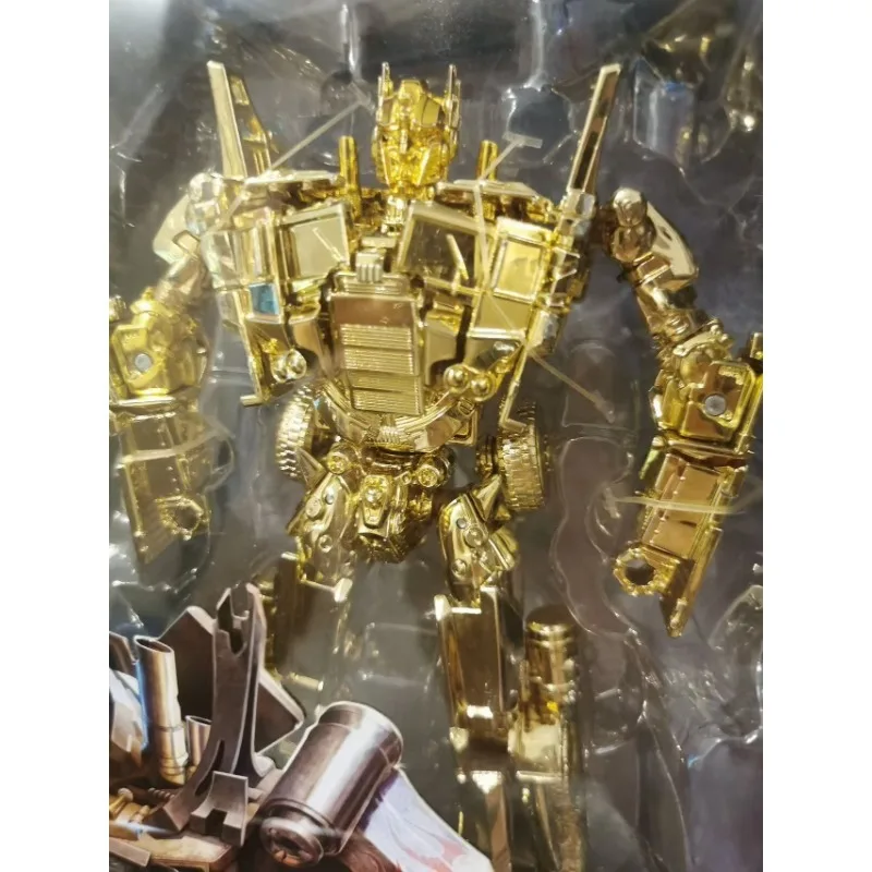 Auf Lager Takara Tomy Transformers Studio Toy Collection Global Limited vergoldetes Optimus Prime Hobby Collection Ornament