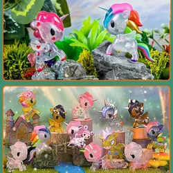 Tokidoki Unicorno Metallico Series 5 Series Blind Box Toys for Girls Figure Action Surprise Box Kawaii Model Birthday Gift