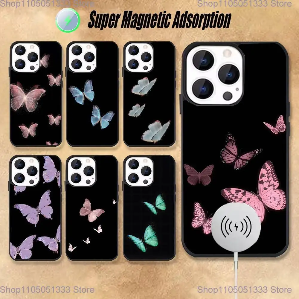 

Drift Sand Butterfly Phone Case For iPhone 17,16,15,14,13,12,11,Pro,Max,Plus,Mini,Magsafe,Magnetic Wireless Charging Case