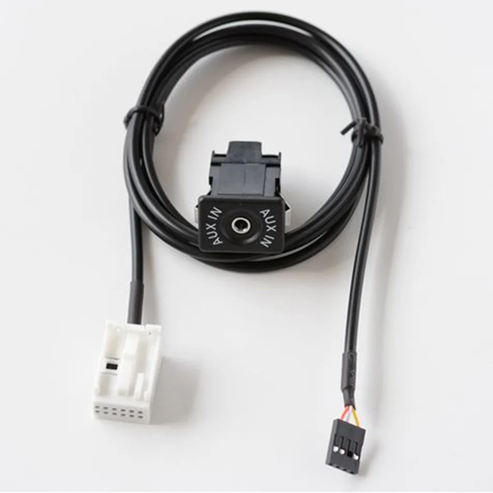 AUX-in Extension Adapter Cable for BMW for e60 for e63 E64 for e65 for e66 E81 E82 E87 for e88 for e90 E91 E92 Vehicles 150cm