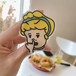 Funny 3D Cute Girls Grip Tok Phone Bracket For iPhone 14pro Max 사랑스러운 강아지 스탠드, 그립톡 손가락 지원 홀더 액세서리