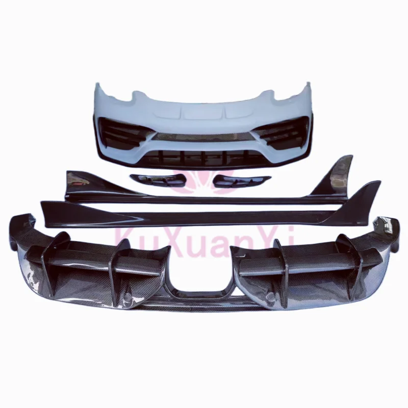

PD Style Body Kit Front Flange Side Apron Rear Diffuser Hood for Porsche 718 982 981cayman Boxster